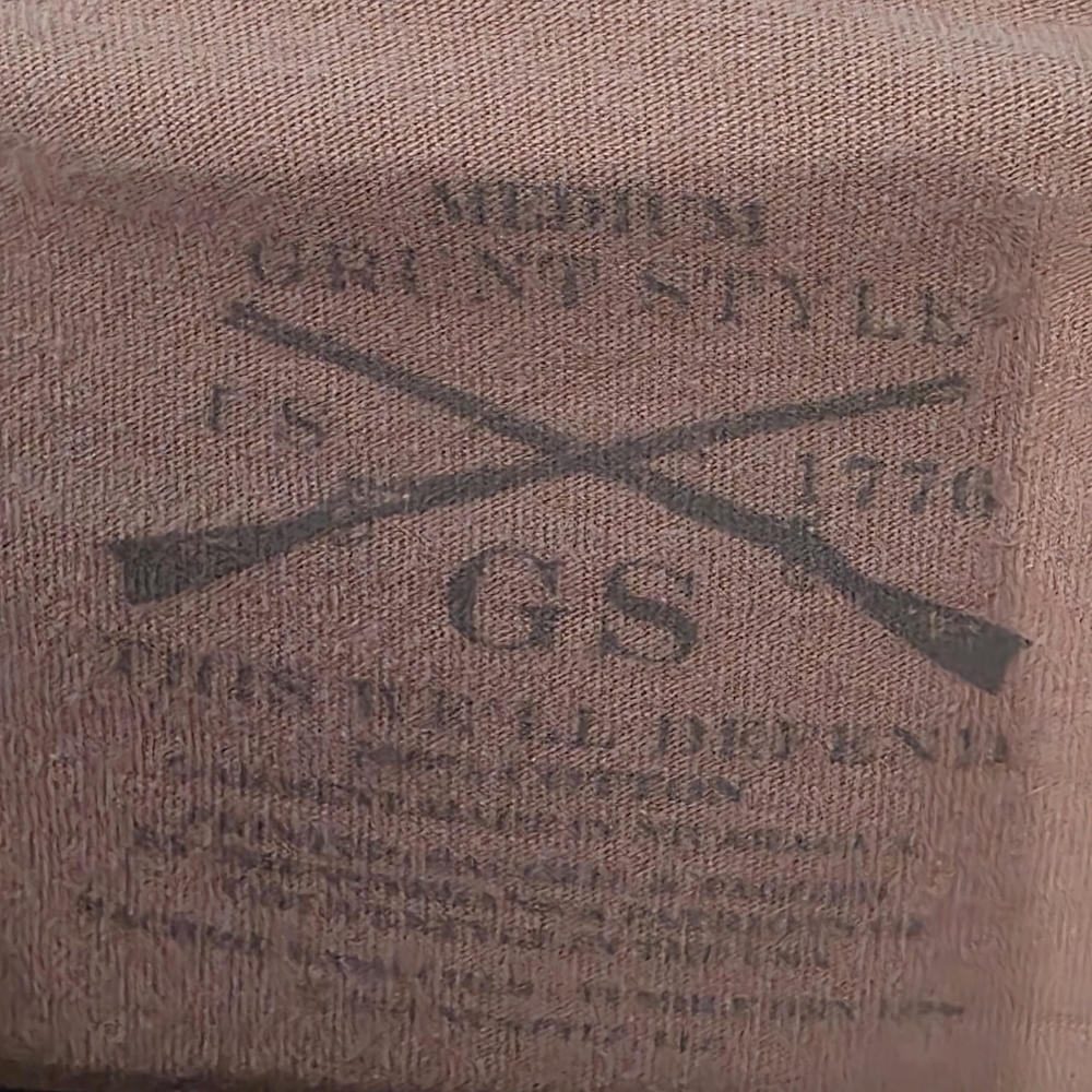 Women's Grunt Style Tan Graphic T-Shirt - Picture 3 of 5